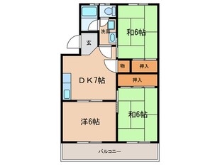 八城マンションの物件間取画像